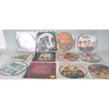 The Beatles - A good collection of 45's RPM Beatles picture discs vinyl records to include Let It