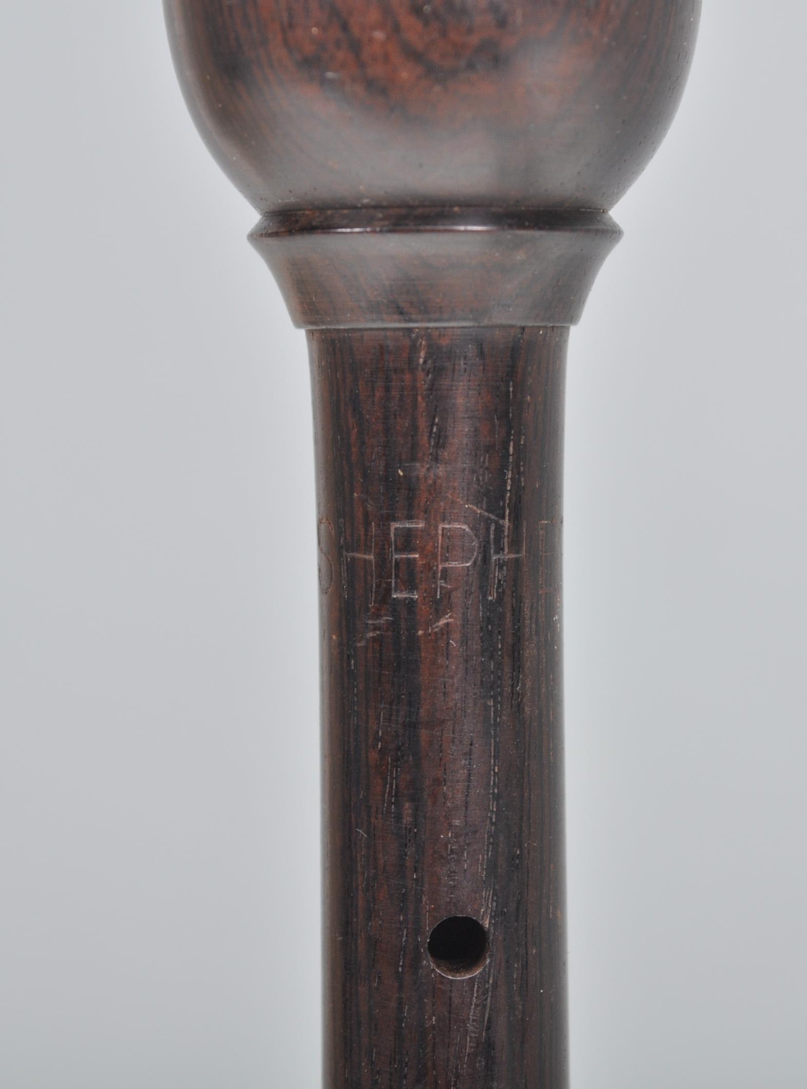 A collection of bag pipe pipes dating to the 20th century in varying lengths  to include white metal - Image 7 of 8