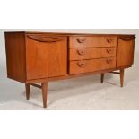 A vintage retro mid 20th Century Danish inspired teak wood sideboard credenza by Beautility having