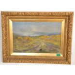 L Harris Smith - An early 20th Century oil on canvas painting depicting a coastal landscape scene of