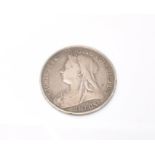 A 19th century Queen Victoria 1898 crown ( coin )