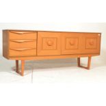 An original retro vintage mid-century teak wood si