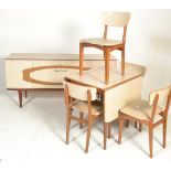 A vintage mid 20th Century melamine dining suite c