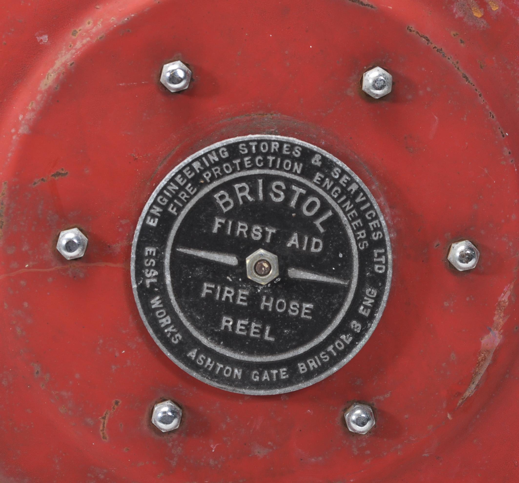 Local Interest - A 20th Century fire hose reel form Bristol City Football Club stadium Ashton - Image 3 of 4