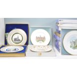 A collection of ten Wedgwood Castles and Country Houses series collector plates with a Shakespeare