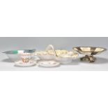 A selection of 20th Century ceramics to include a Limoges trefoil leaf horderves plate, a Limoges