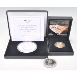 A 50th Anniversary of Concorde solid silver proof 5oz twenty five pounds coin set within original