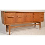 ORIGINAL 1960'S RETRO TEAK WOOD SIDEBOARD CREDENZA