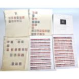 GB STAMPS 1d Penny Black (4 margins, red Maltese cross) plus range of early GB inc 1d reds (x185,