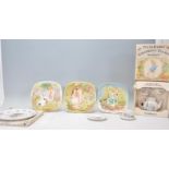 A mixed group of vintage 20th Century Beatrix Potter Peter Rabbit ceramic wares to include a