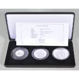 A 50th Anniversary of Concorde solid silver proof coin collection to include a one pound coin, two
