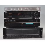 Hi-Fi - A mixed group of hi-fi music stacking system consisting of a Sony Integrated Stereo