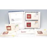A collection of 22ct Golden Replicas of British Stamps first day covers to include Christmas,