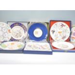 A collection of Royal Worcester collectors plates to include Chinoiserie Bishop Sumner Pattern,