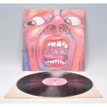 Vinyl long play LP record album by King Crimson – In The Court Of The Crimson King – Original Pink