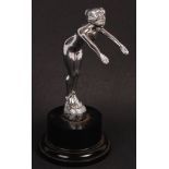 VINTAGE 1930'S DESMO DIVING NUDE CHROME CAR MASCOT