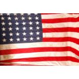 WWII SECOND WORLD WAR AMERICAN FLAG - DATED 1942