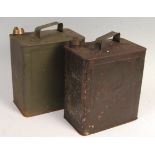 WWII SECOND WORLD WAR SHELL PETROL CANS - WAR DEPA