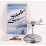 BRITISH SEAPLANES SCHNEIDER TROPHY BOOK & MODEL PL