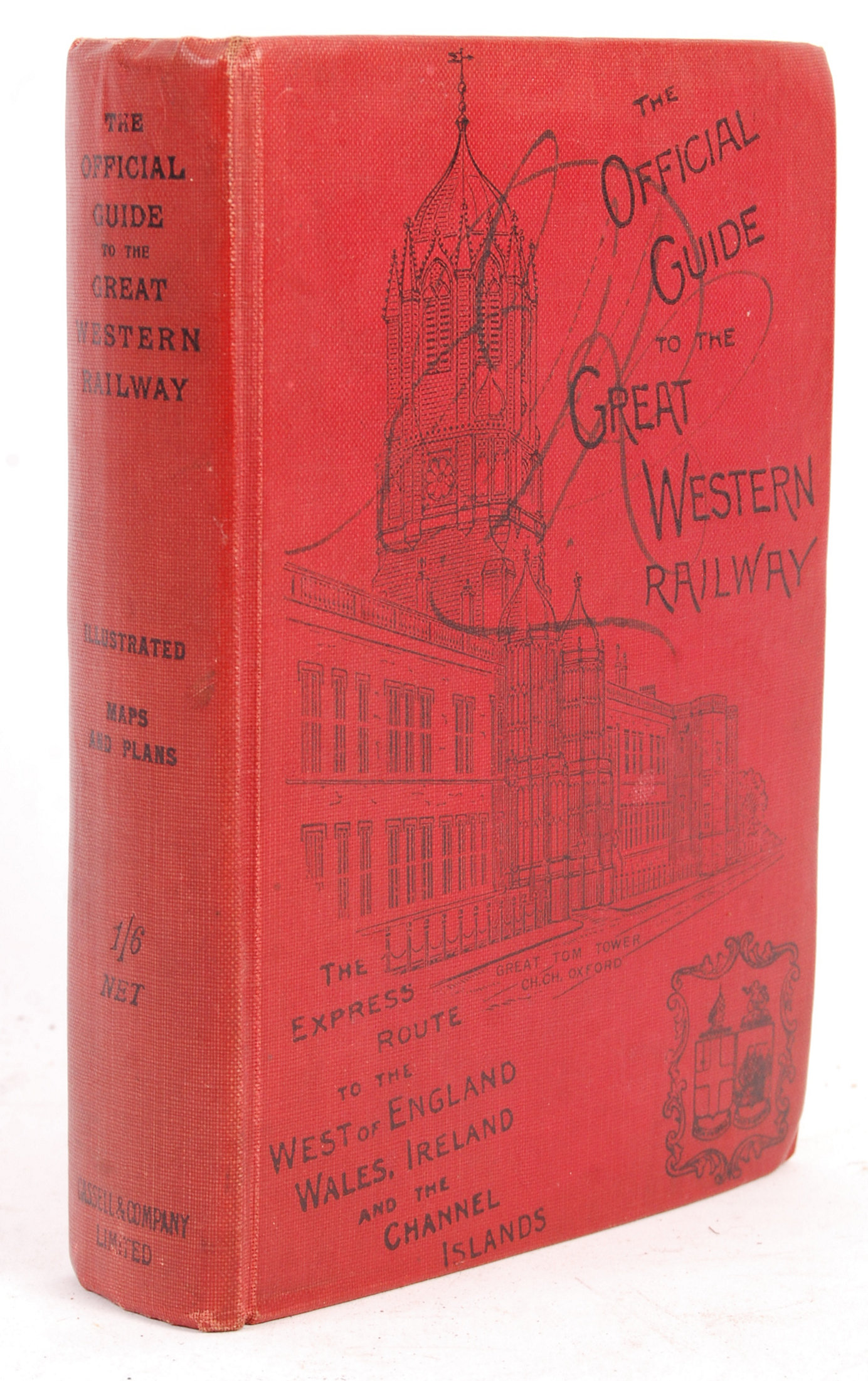 CHARMING RARE OFFICIAL GUIDE TO GREAT WESTERN RAILWAY 1911