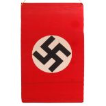 RARE WWII GERMAN THIRD REICH NAZI PARTY PAPER BANNER