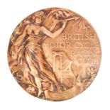 RARE 1920'S BRITISH MOTOR CYCLE RACING CLUB PLAQUE