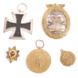 ASSORTED WWII SECOND WORLD WAR RELATED MEDALS AND BADGES