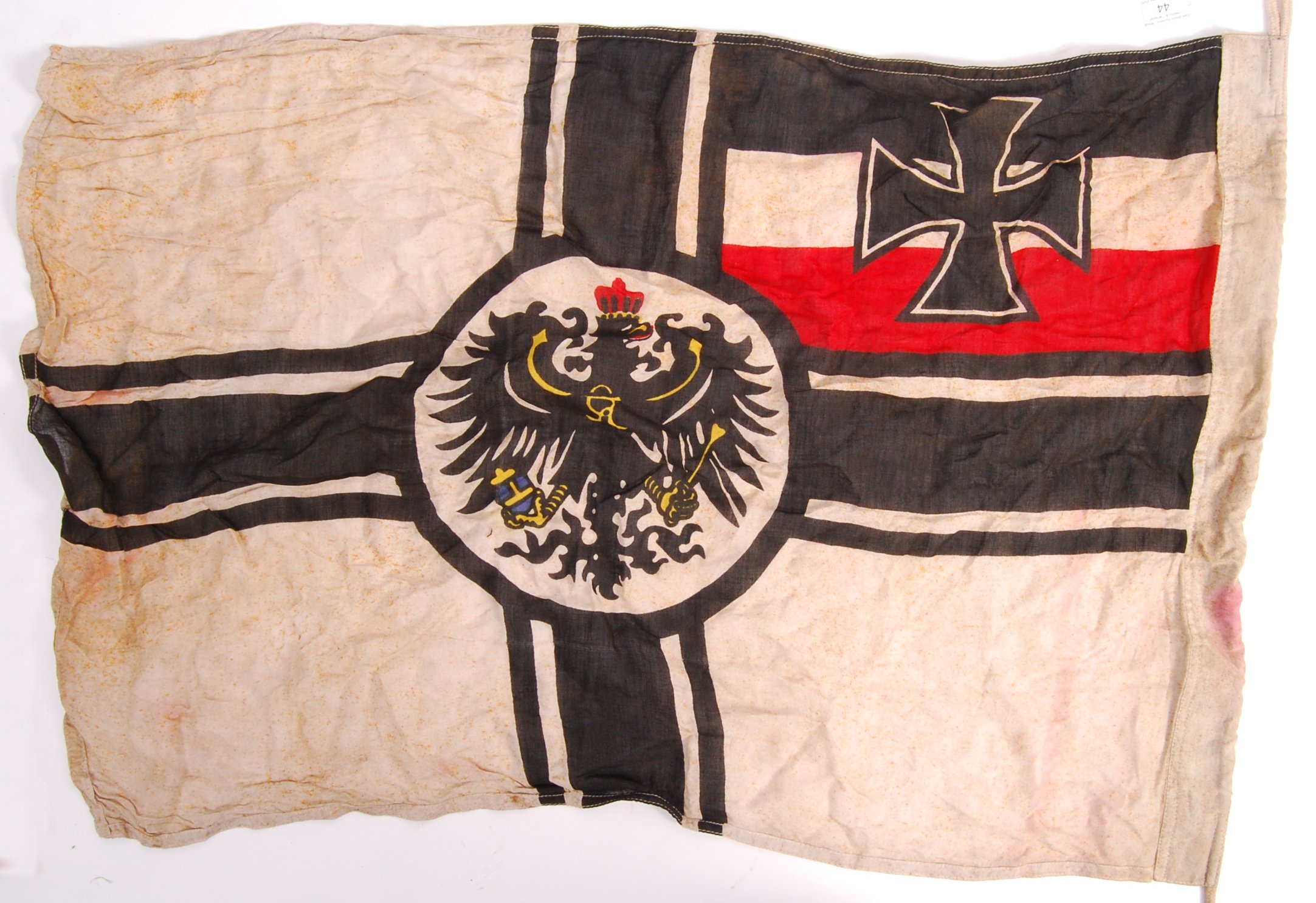 RARE WWI FIRST WORLD WAR IMPERIAL GERMAN FLAG - Image 5 of 5