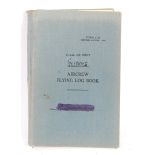 POSTWAR SECOND WORLD WAR RAF GLIDING AIRCREW FLYING LOG BOOK