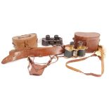 WWI & WWII COLLECTION OF BRITISH ARMY LEATHER WEAR