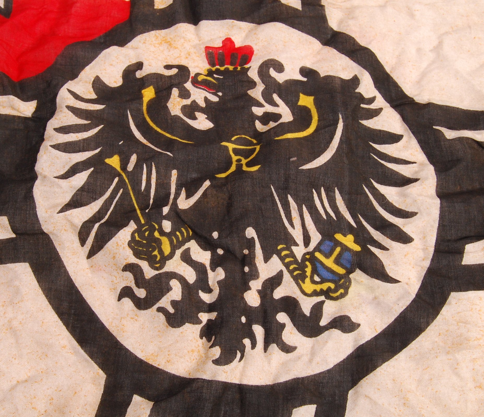 RARE WWI FIRST WORLD WAR IMPERIAL GERMAN FLAG - Image 4 of 5