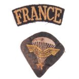 ORIGINAL WWII FREE FRENCH BRITISH AIRBORNE UNIFORM