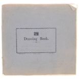 RARE UNIQUE WWII 1943 RAF PILOT'S SKETCH BOOK