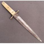 RARE VICTORIAN BOER WAR ' SELF DEFENDER ' KNIFE /