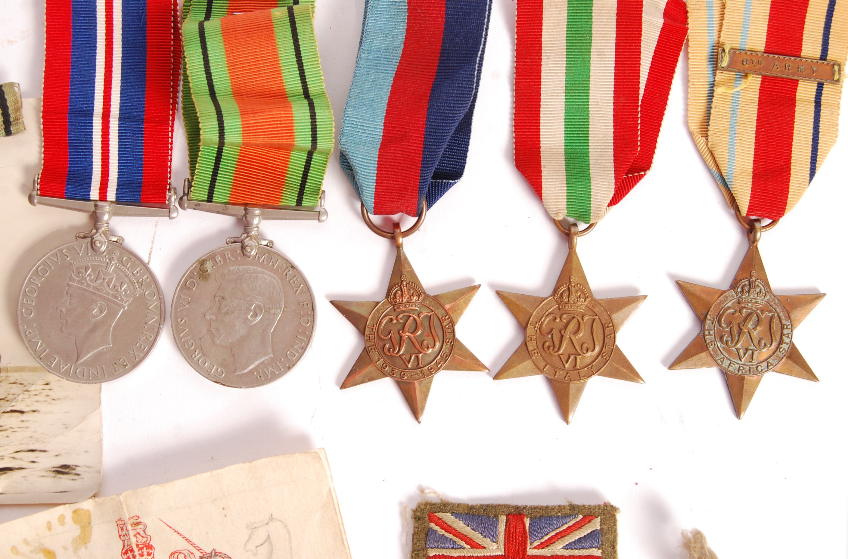 WWII SBS SPECIAL BOAT SERVICE MEDAL GROUP & EFFECT - Image 3 of 7