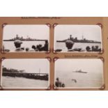 VINTAGE 1930'S PERSONAL PHOTOGRAPH ALBUM - HMS HOOD INTEREST