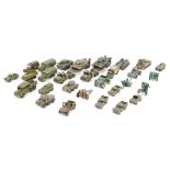 ASSORTED SCALE DIECAST MODEL MILITARY VEHICLES