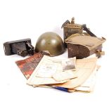 COLLECTION OF ASSORTED WWII RELATED MILITARIA