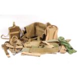 ASSORTED BRITISH ARMY MILITARY UNIFORM WEBBING