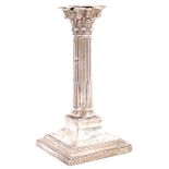 PRE WWI SECOND BATTALION SILVER PLATED COLUMN CAND