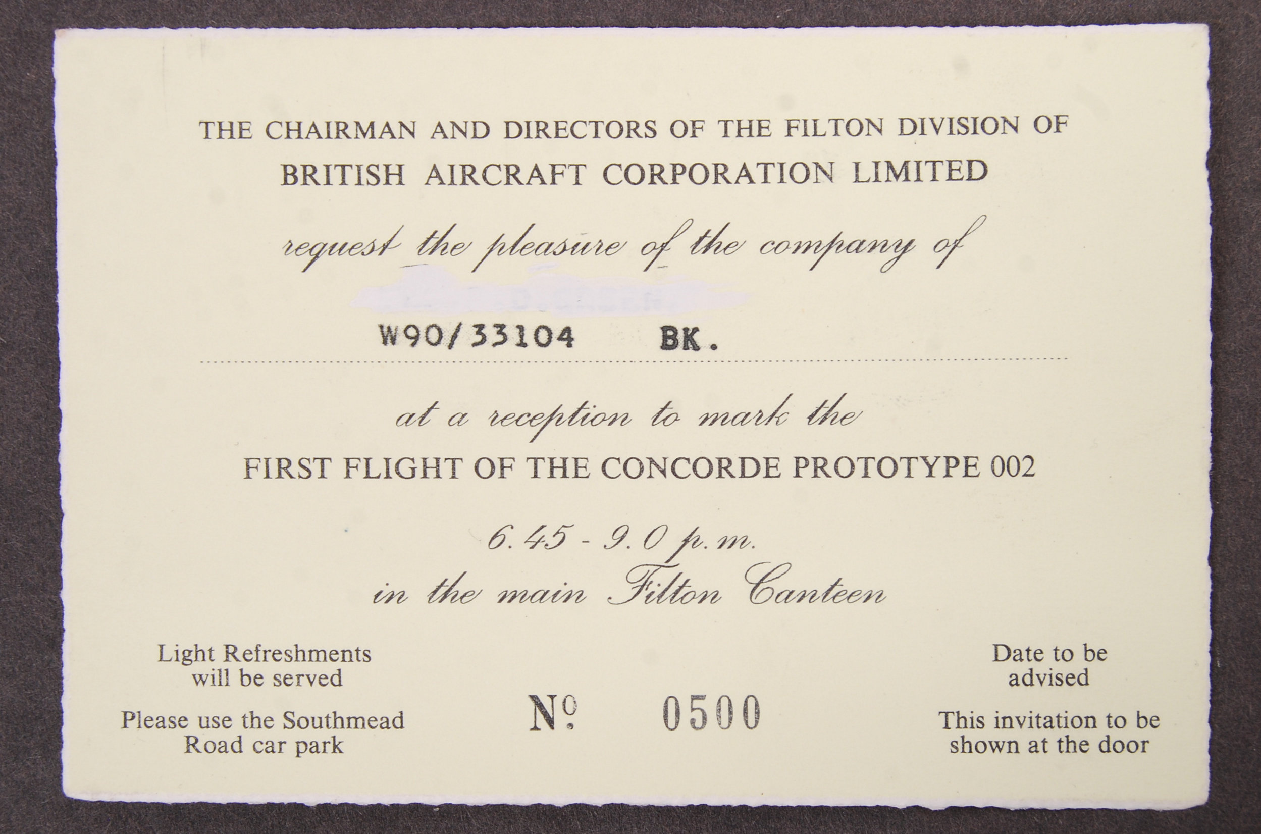 INCREDIBLE PAIR OF ORIGINAL CONCORDE CREW SIGNED TICKETS - Image 2 of 6