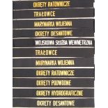 ASSORTED CONTEMPORARY POLISH NAVAL CAP TALLIES