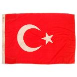 RARE WWI FIRST WORLD WAR 1917 DATED TURKISH FLAG