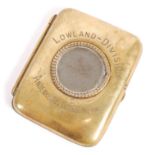 WWI FIRST WORLD WAR SOLDIER'S BRASS LOWLAND DIVISI