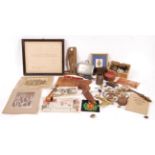 LARGE COLLECTION OF ASSORTED WWI & WWII WAR ITEMS