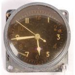 ORIGINAL WWII SECOND WORLD WAR AIRCRAFT COCKPIT CLOCK