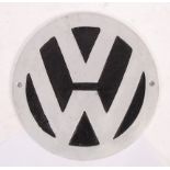 CONTEMPORARY VINTAGE STYLE VW VOLKSWAGEN ROUND METAL SIGN