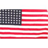 EARLY 20TH CENTURY REENACTMENT US STAR AND STRIPES FLAG