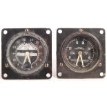 ORIGINAL VINTAGE TWIN DIAL LOCOMOTIVE TRAIN GAUGES