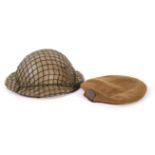RARE WWII LONDON SCOTTISH REGIMENT CAP & BRODIE HE